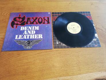 Saxon Denim And Leather 1981 Parlophone EMI 1C 0381576981 Europäische Pressung VG+/VG